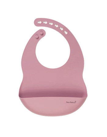 Σαλιάρα Σιλικόνης Eco Friendly Pink | Saro Σαλιάρα Σιλικόνης Eco Friendly Pink | Saro