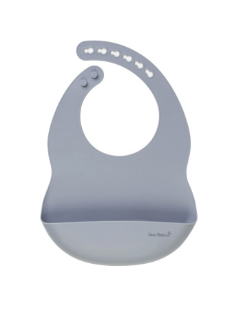Σαλιάρα Σιλικόνης Eco Friendly Blue Mist | Saro