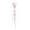Κλιπ Πιπίλας Σιλικόνης Foxy Pink 0+M | Saro