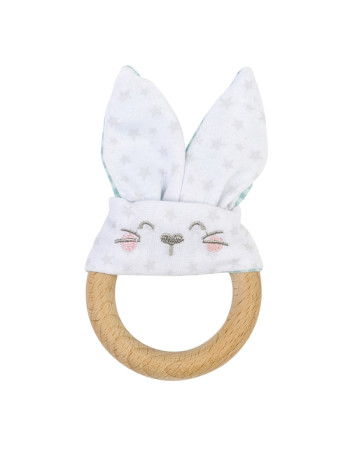 Μασητικός Κρίκος Bunny Μέντα | Saro