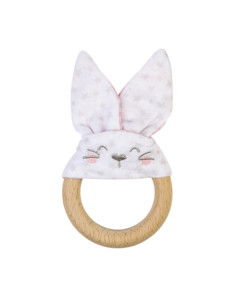 Μασητικός Κρίκος Bunny Ροζ Μασητικός Κρίκος Bunny Ροζ