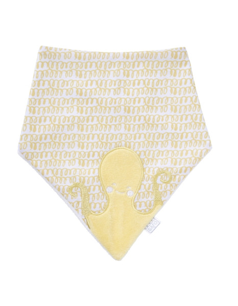 Σαλιάρα Baby Bandana Yellow Octopus Σαλιάρα Baby Bandana Yellow Octopus