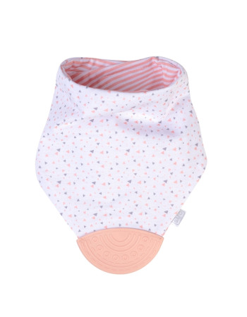 Σαλιάρα Bandana Διπλής Όψης με Μασητικό Blue | Saro