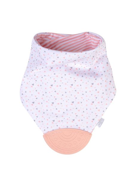 Σαλιάρα Bandana Διπλής Όψης με Μασητικό Blue
