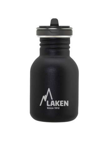 Laken Basic Steel Flow 350ml.Black | Laken Junior