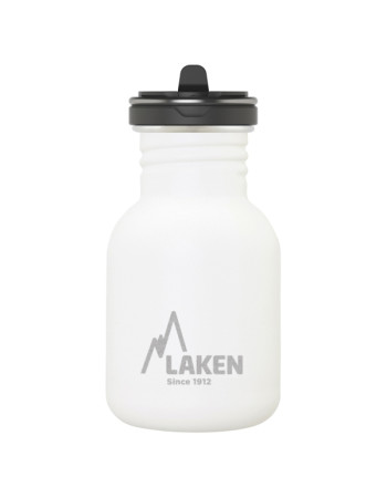 Laken Basic Steel Flow 350ml.White | Laken Junior