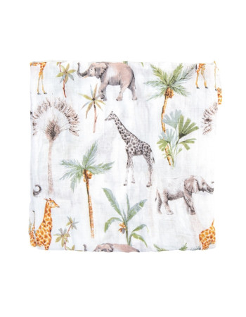 Μουσελίνα Bamboo 120x120cm Africa | Bimbidreams