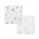 Πάνα Μουσελίνα Bamboo Wonderland 120x120cm 2 τμχ. | Bimbidreams