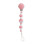 Κλιπ Πιπίλας Σιλικόνης Foxy Old Pink 0+M | Saro