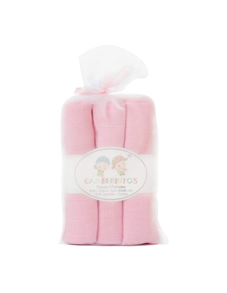 Σετ Πάνες Αγκαλιάς 3τμχ 80x80cm Pink Σετ Πάνες Αγκαλιάς 3τμχ 80x80cm Pink