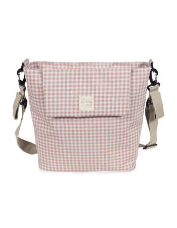 Τσάντα Αλλαξιέρα I Love Vichy Pink | Walking Mum