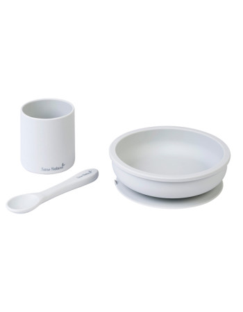 Σετ Φαγητού Eco Friendly Grey 4+Μ | Saro