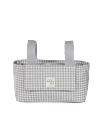 Οργανωτής Καροτσιού I Love Vichy Grey | Walking Mum