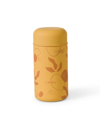 Θερμός Φαγητού Leaves Ochre  500ml | Saro