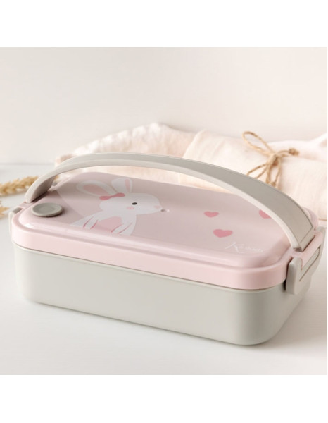 Δοχείο Φαγητού Inox Lovely Bunny 550ml. Δοχείο Φαγητού Inox Lovely Bunny 550ml.