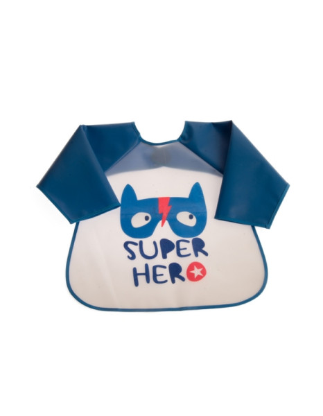 Αδιάβροχη Σαλιάρα-Ποδιά με Μανίκια Blue Hero Αδιάβροχη Σαλιάρα-Ποδιά με Μανίκια Blue Hero