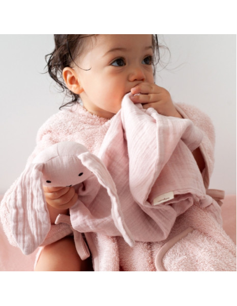 Πανάκι Παρηγοριάς Bemini Pink Bunny 100%Cotton Πανάκι Παρηγοριάς Bemini Pink Bunny 100%Cotton