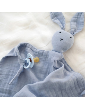 Πανάκι Παρηγοριάς Bemini Blue Bunny 100%Cotton | Bemini Πανάκι Παρηγοριάς Bemini Blue Bunny 100%Cotton | Bemini