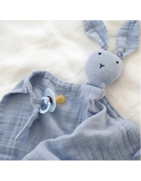 Πανάκι Παρηγοριάς Bemini Blue Bunny 100%Cotton