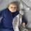 Πανάκι Παρηγοριάς Bemini Grey Bunny 100%Cotton | Bemini