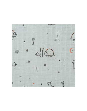 Μουσελίνα Bamboo 120x120cm Jurasic | Bimbidreams