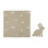 Πάνα Bamboo με Νάνι Bunny Green 120x120cm 2τμχ. | Bimbidreams