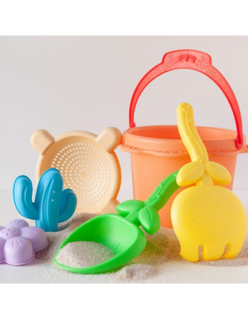 Σετ Κουβαδάκια Παραλίας Mini Soft Orange 6τμχ. | Kiokids
