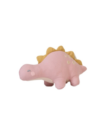 Λούτρινη Κουδουνίστρα Wild Dinos Pink 15cm. | Saro