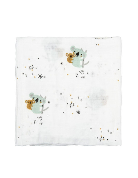 Μουσελίνα Bamboo 120x120cm Koala Μουσελίνα Bamboo 120x120cm Koala