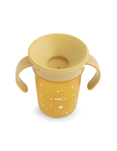 Ποτηράκι Εκπαιδευτικό Κίτρινο 360°- 220ml. 6+Μ Ποτηράκι Εκπαιδευτικό Κίτρινο 360°- 220ml. 6+Μ