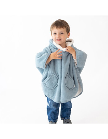 Bemini Poncho Ταξιδίου Mineral Blue 9-36M. | Bemini Bemini Poncho Ταξιδίου Mineral Blue 9-36M. | Bemini