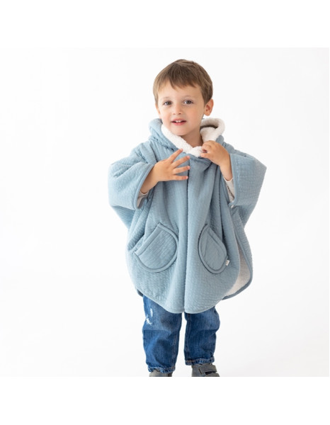 Bemini Poncho Ταξιδίου Mineral Blue 9-36M.