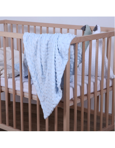 Κουβέρτα Minky Microfiber Σιέλ 80x110εκ. Κουβέρτα Minky Microfiber Σιέλ 80x110εκ.