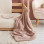Κουβέρτα Πλεκτή με Fleece Coralina Σάπιο Μήλο 80x100εκ. | Bimbidreams