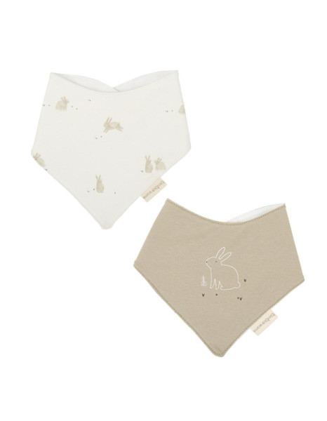 Σαλιάρα Μπαντάνα Bunny 43x21cm. Σετ 2τμχ. Σαλιάρα Μπαντάνα Bunny 43x21cm. Σετ 2τμχ.