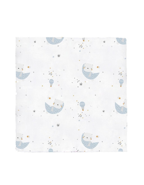 Μουσελίνα Bamboo Chic Bear 120x120cm. Μουσελίνα Bamboo Chic Bear 120x120cm.