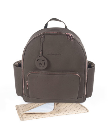 Τσάντα Αλλαξιέρα Backpack London Brown | Pasito a Pasito