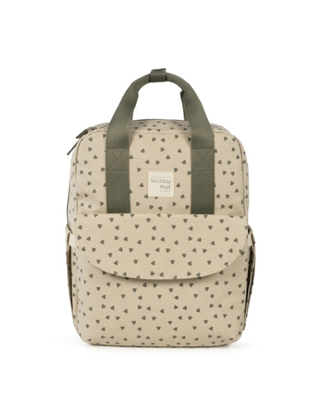 Τσάντα Αλλαξιέρα Backpack Poppy Olive Hearts
