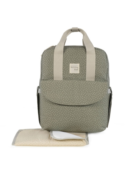 Τσάντα Αλλαξιέρα Backpack Poppy Olive Πουά Τσάντα Αλλαξιέρα Backpack Poppy Olive Πουά