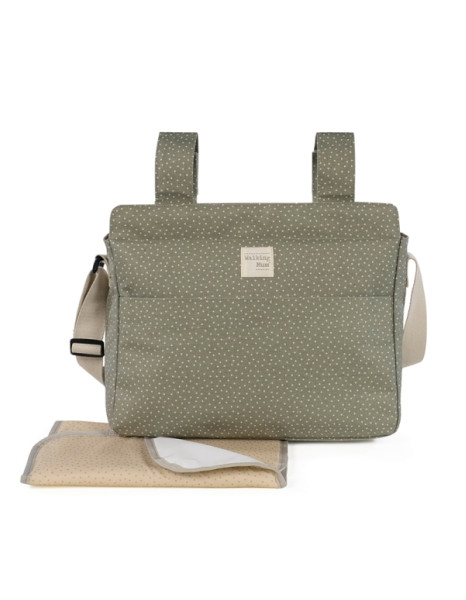 Τσάντα Αλλαξιέρα Poppy Olive Πουά Τσάντα Αλλαξιέρα Poppy Olive Πουά