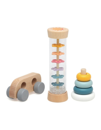 Σετ Ξύλινα Παιχνίδια "My first toys" 3τμχ. | Kiokids Σετ Ξύλινα Παιχνίδια "My first toys" 3τμχ. | Kiokids