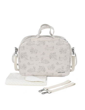 Τσάντα Αλλαξιέρα Toile de Jouy Cream | Pasito a Pasito Τσάντα Αλλαξιέρα Toile de Jouy Cream | Pasito a Pasito