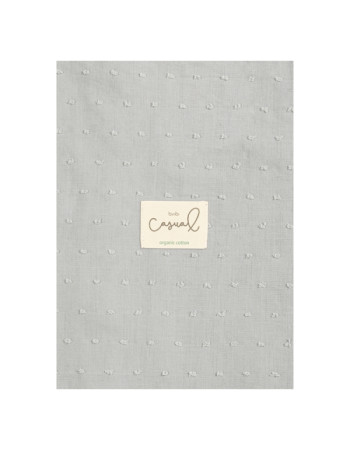 Μουσελίνα Organic Cotton Γκρι 120x120εκ. | Bimbidreams