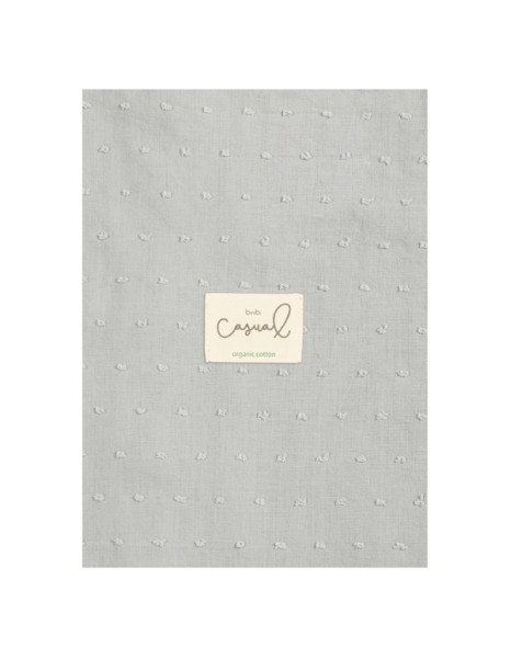 Μουσελίνα Organic Cotton Γκρι 120x120εκ. Μουσελίνα Organic Cotton Γκρι 120x120εκ.