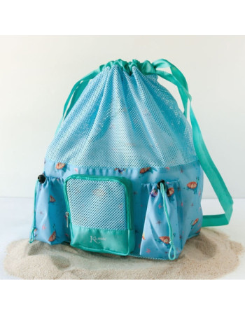 Beach Backpack blue