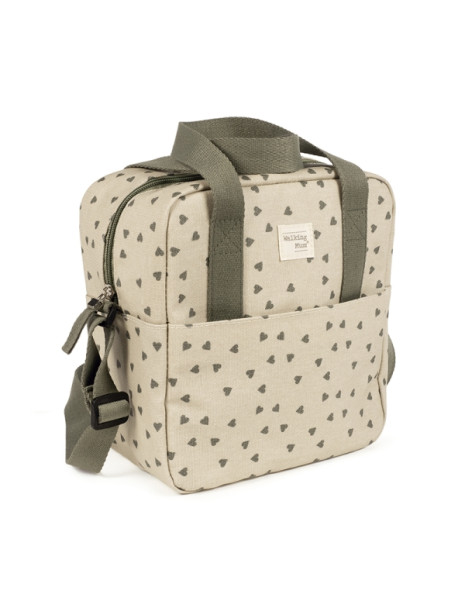 Ισοθερμική Τσάντα Poppy Olive Hearts
