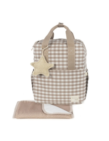 Τσάντα Αλλαξιέρα Backpack Caetana Μπεζ | Walking Mum Τσάντα Αλλαξιέρα Backpack Caetana Μπεζ | Walking Mum