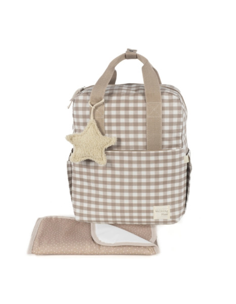 Τσάντα Αλλαξιέρα Backpack Caetana Μπεζ