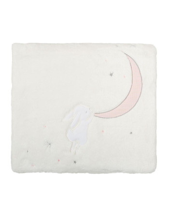 Κουβέρτα Κούνιας Bunny Microline Ροζ 110x140εκ. | Bimbidreams