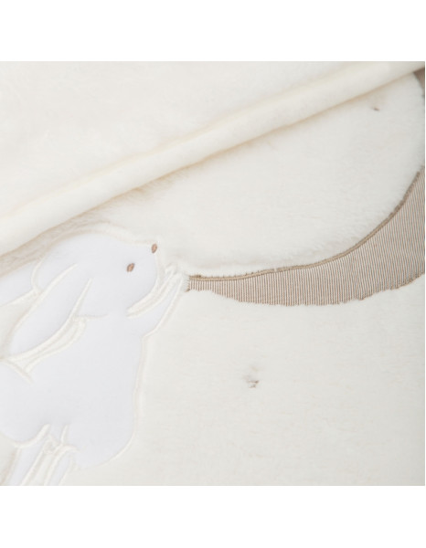 Κουβέρτα Κούνιας Bunny Microline Μπεζ 110x140εκ. Κουβέρτα Κούνιας Bunny Microline Μπεζ 110x140εκ.